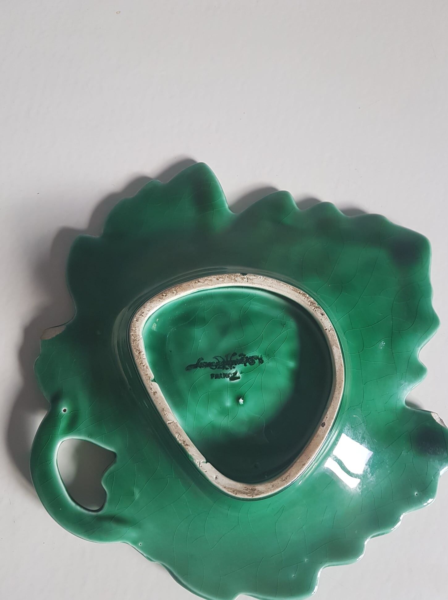 Vacuum-pocket sheet ceramic green varnished 70 years