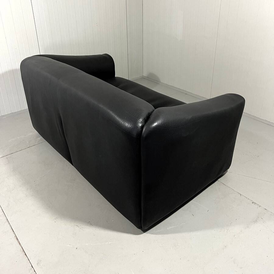 De Sede DS 47 dark brown neckleather 2,5 seats sofa