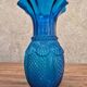 Vase bleu cobalt en verre