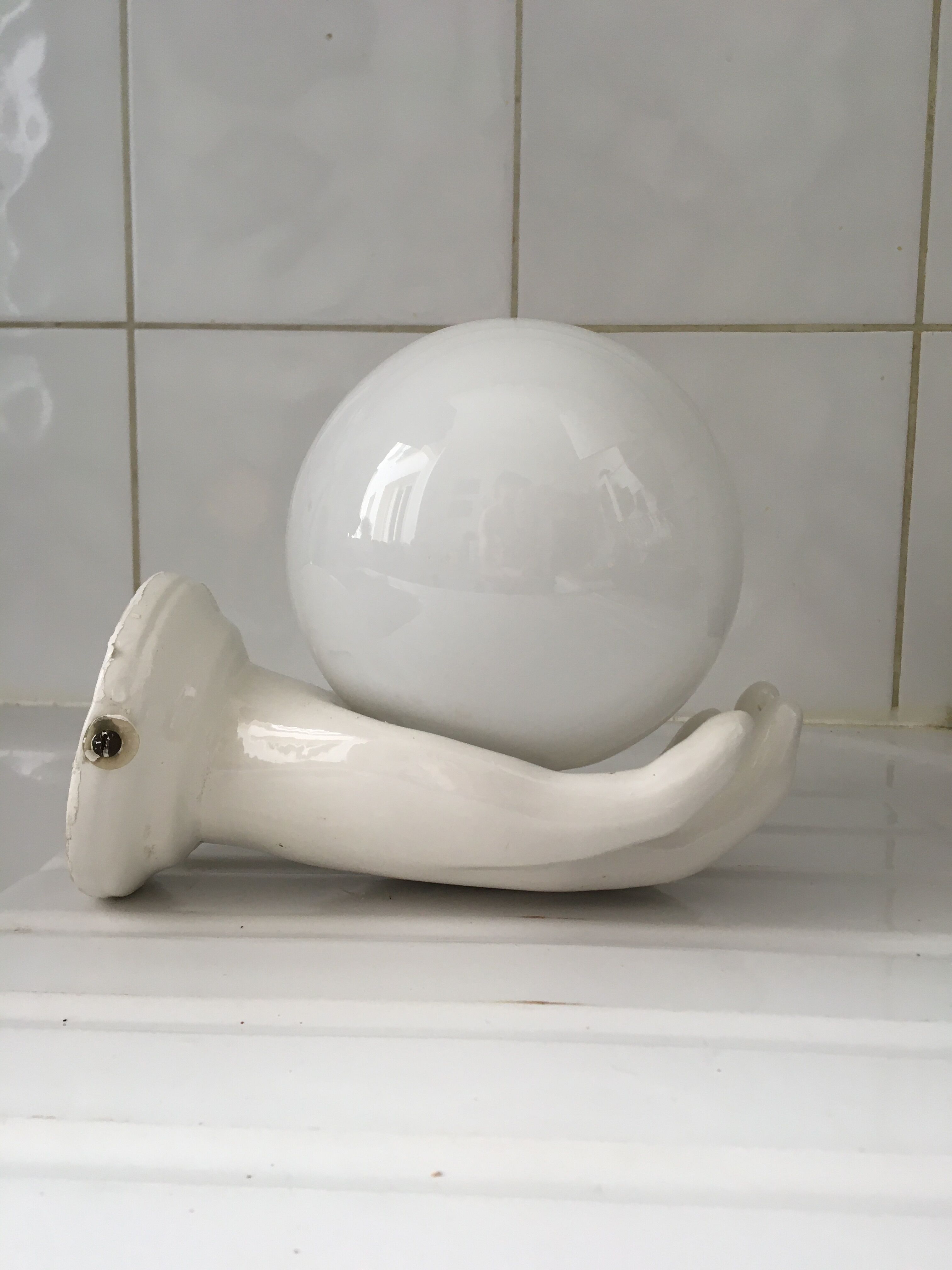 Wall lamp hand lamp ceramic vintage 70s