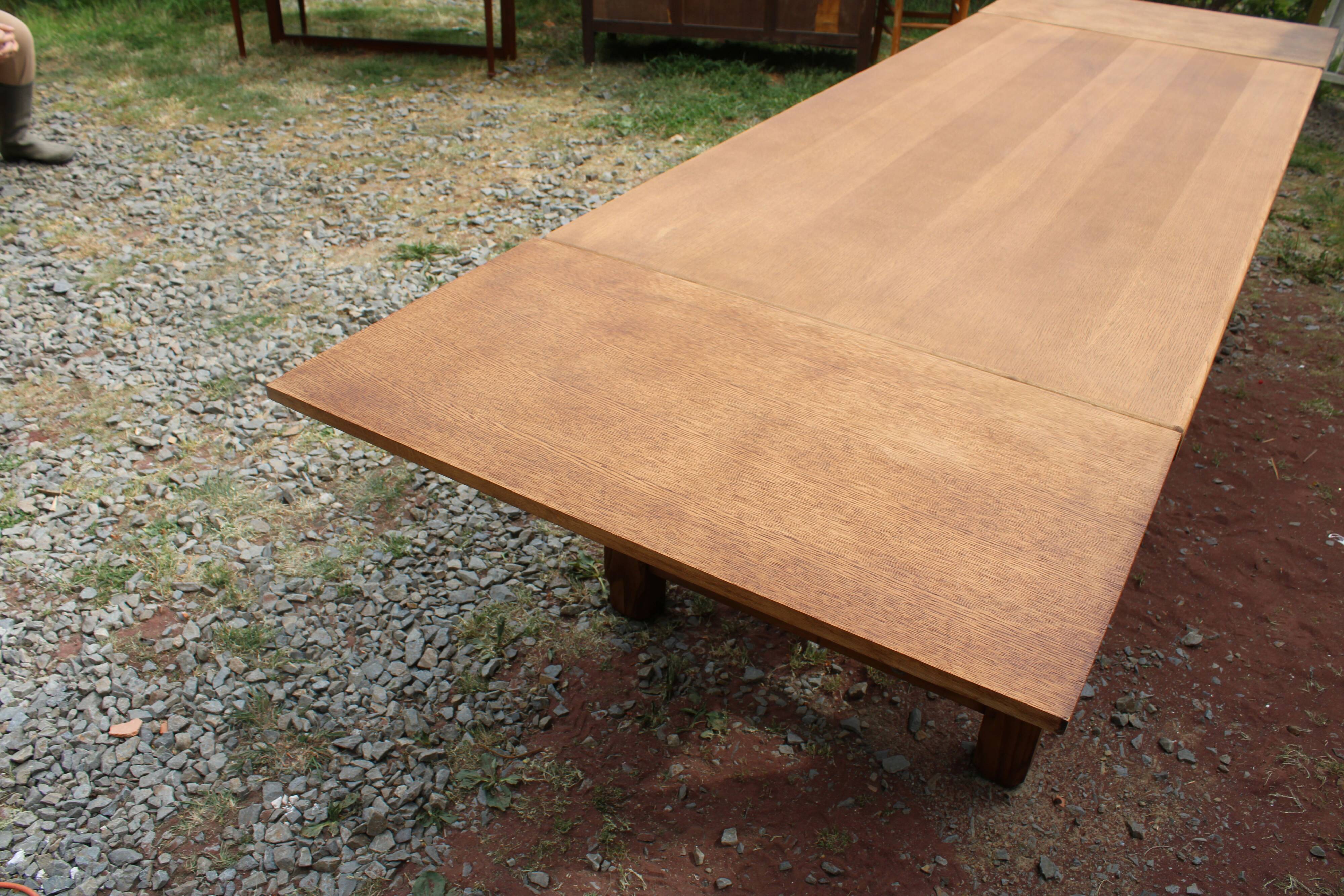 Large extendable farmhouse table 200 to 300 cm – 12/14 people