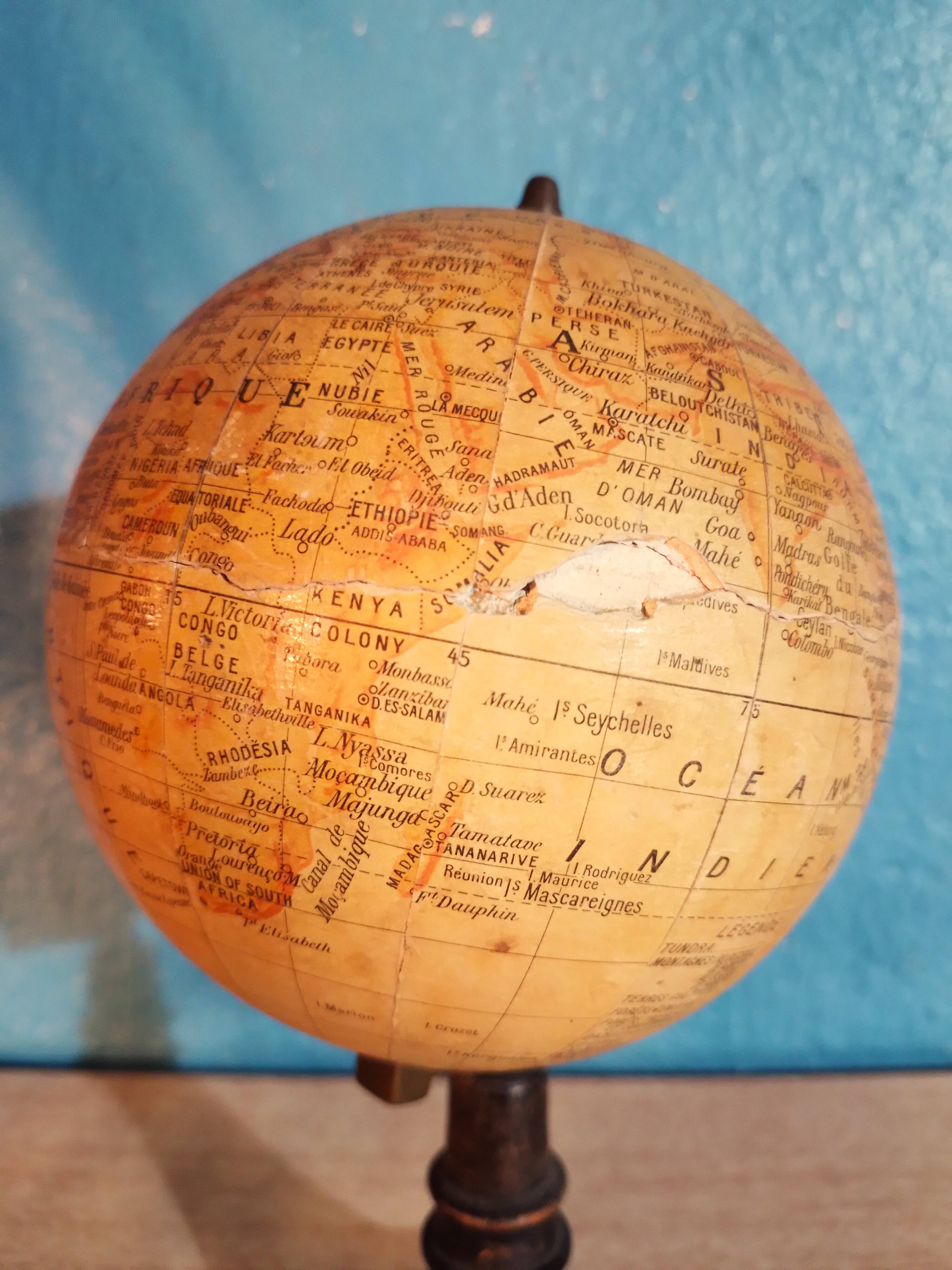 Globe terrestre Forest XIXème siècle