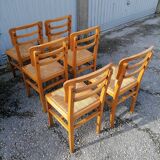 6 vintage chairs 1950