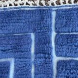 Handmade Berber rug, Beni Ouraine style, traditional, size 140 x 260 cm