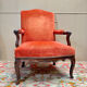WALNUT ARMCHAIR FROM THE REGENCY PERIOD 18TH CENTURY
