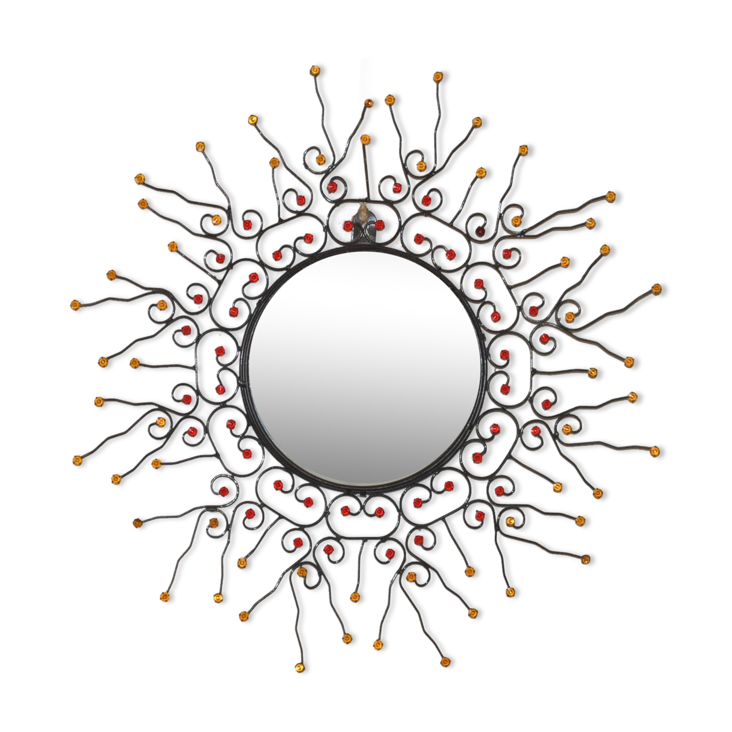 Vintage sun mirror wire