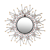 Miroir soleil vintage fil de fer