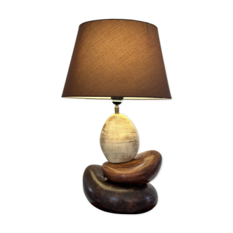 3-pebble lamp designed by François Chatain, France 1980