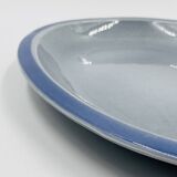 Set of two Boch blue dishes