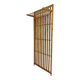 Wooden wall coat rack by Krasna Jizba