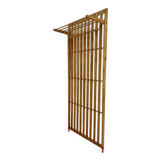 Wooden wall coat rack by Krasna Jizba
