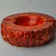 Red alabaster ashtray by Romano Bianchi, Italy, 1970