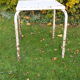 Ensemble salon de jardin en métal 2 chaises, 1 table