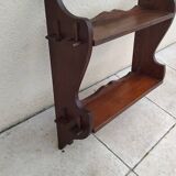 Antique vintage wooden wall shelf