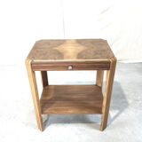 Console d’entrée ou bout de canapé Art déco en bois plaqué – Années 30