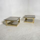 Paire de tables Pierre Vandel 1970
