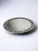 Art deco floral circular tray, solid aluminium, Spain, 1960s