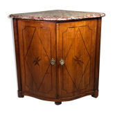 Curved notch in louis xv period marquetry stamped j.b galet