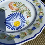 Set of 4 colorful decorative plates