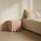 Table d'appoint en marbre rose "Flow