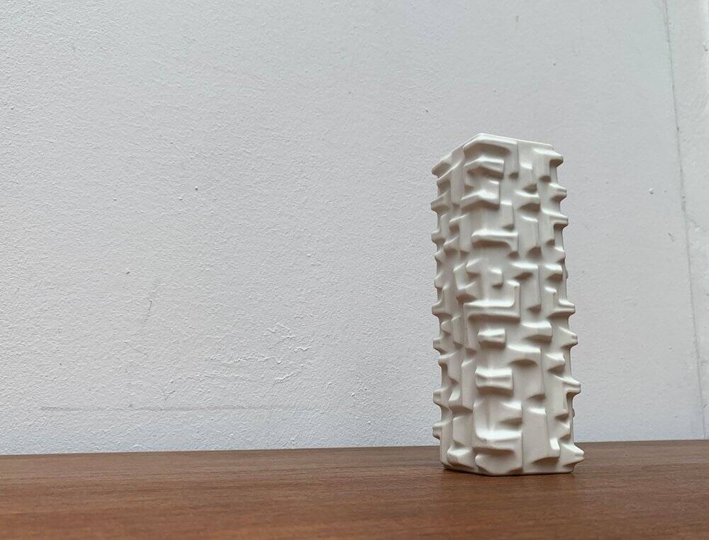 German brutalist vase by Bareuther Waldsassen, 1960s