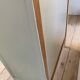 Commode vintage vert menthe