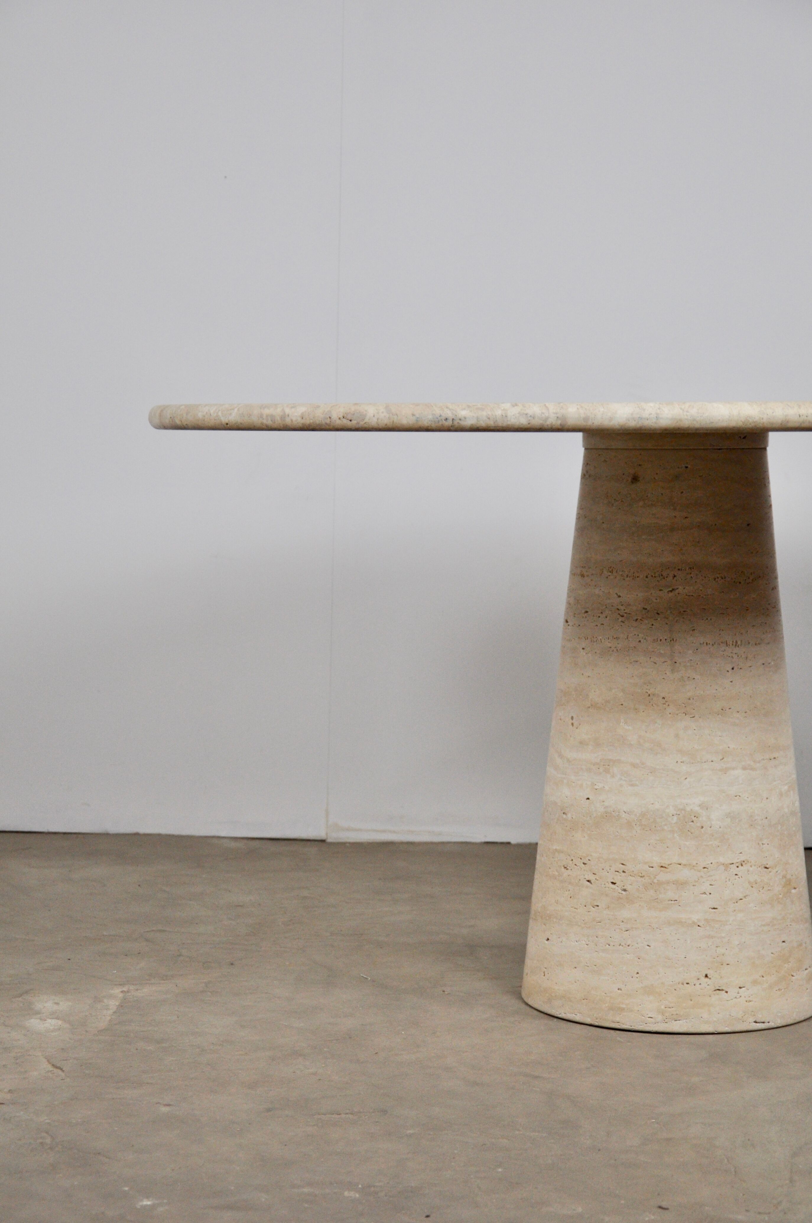 Travertine table 1960s