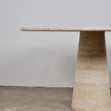 Travertine table 1960s