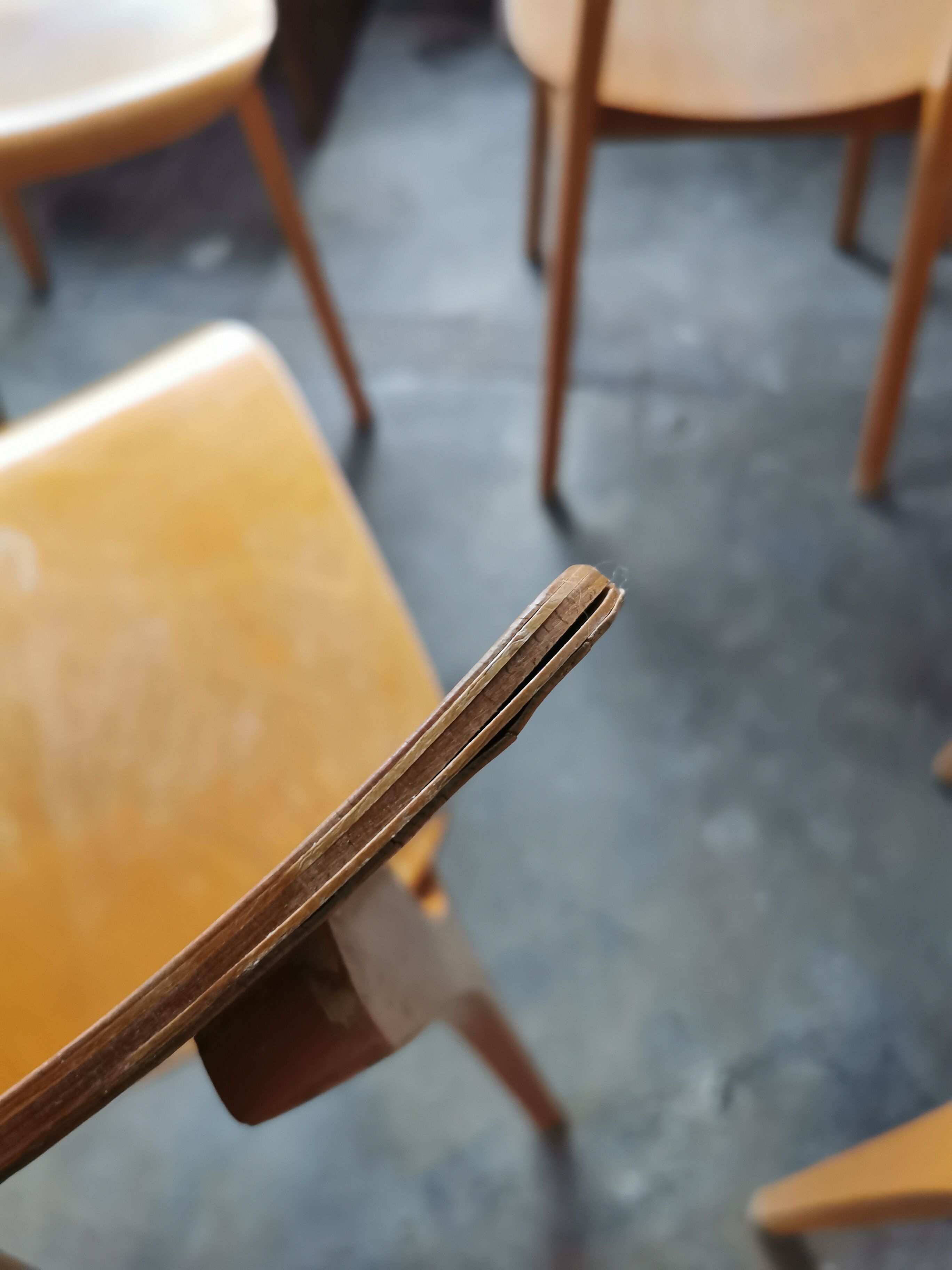 Set of 6 chairs from the 60s