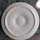 Vintage French white Majolica oyster plate