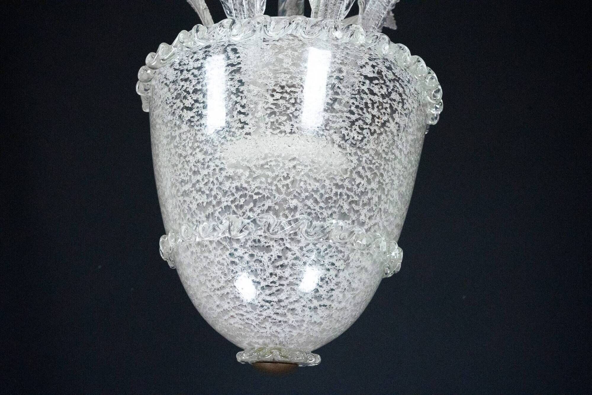 Vintage Italian Murano Glass Chandelier from the 1930s