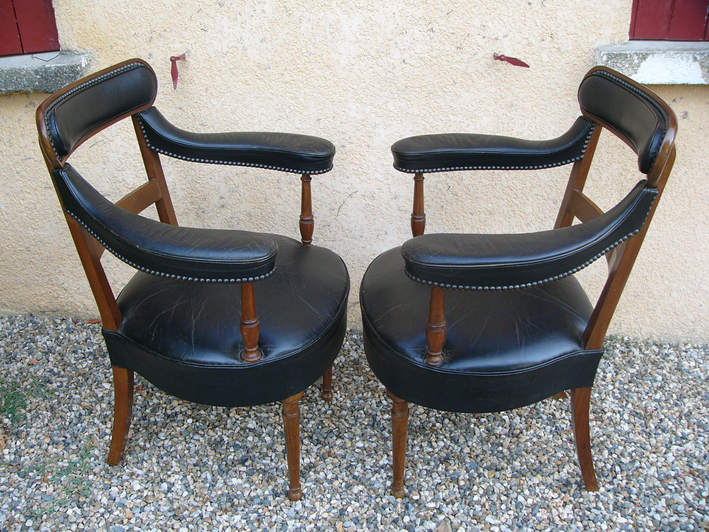 Fauteuils en cuir