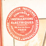 Frame displays electrical work