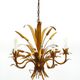 Lustre floral hollywood regency années 1970