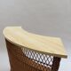 1970s rattan boho freestanding bar