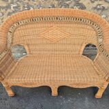 Salon en rotin 1950