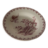 Opaque porcelain plate from Gien model thistles n ° 2 diam 24 cm