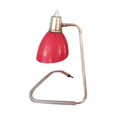 Vintage brass and metal casserole lamp