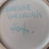 Enamelled ceramic plate with fish decoration - Gérard Hofmann - Vallauris - 1950s