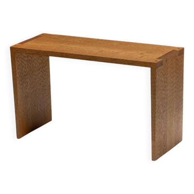Table console en chêne sculptée à la main, France, début du XXIe siècle