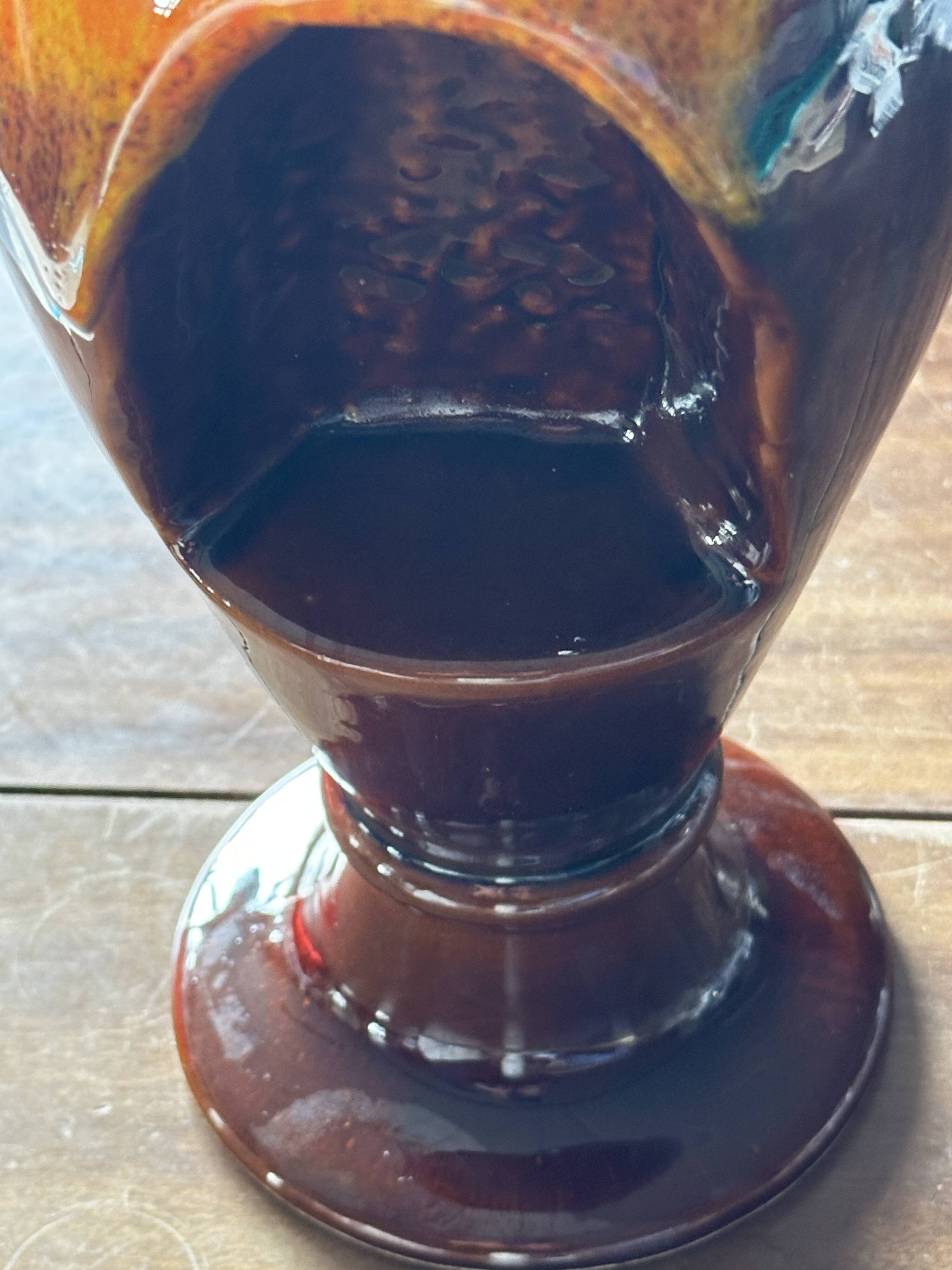 Vallauris ceramic soliflore vase H 37 cm