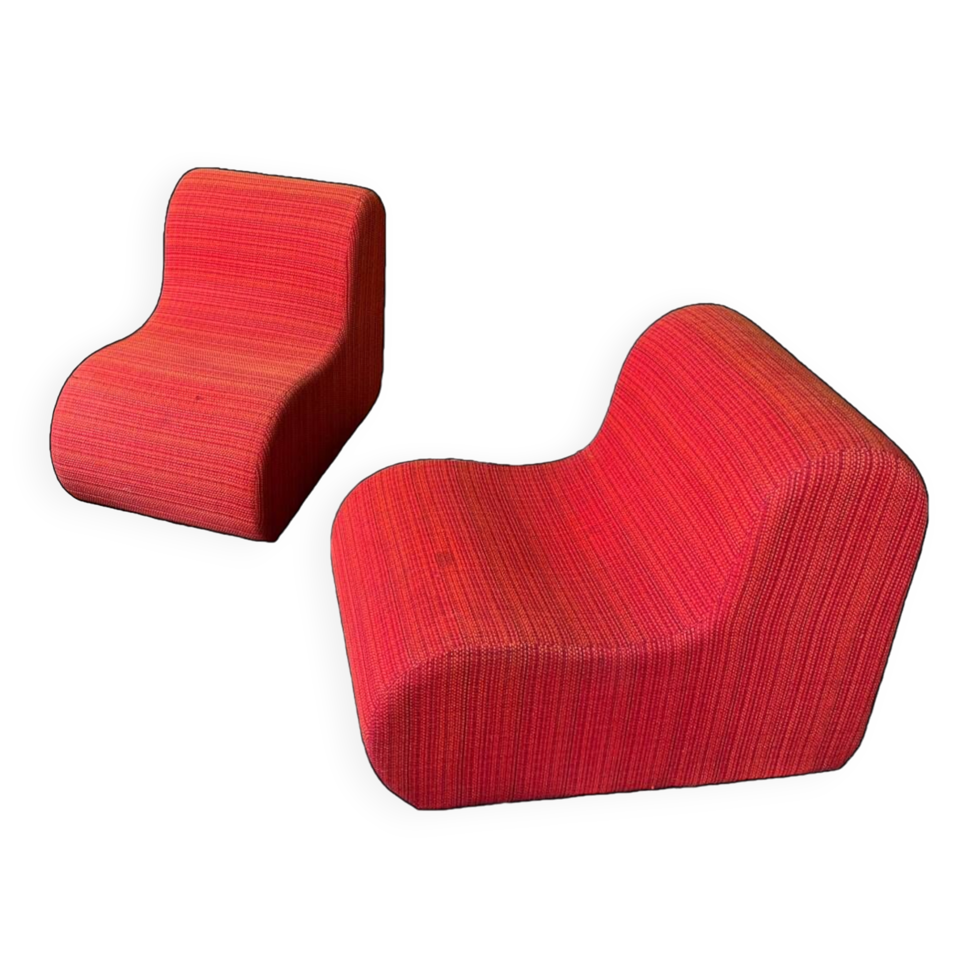 Pair of low chairs 1970