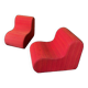 Pair of low chairs 1970