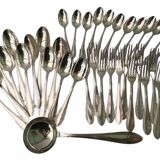 Cutlery set 37 place settings Goldsmith ATD silver metal