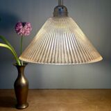 Amber glass lampshade pendant light