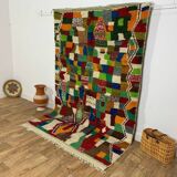 Handmade moroccan berber rug 243 x 157 cm