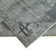 Handmade rustic anatolian 1980s 158 cm x 270 cm grey rug