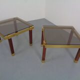 French Side Tables, 1970s, Set of 2