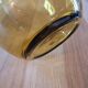 Amber glass vase design - owl shape