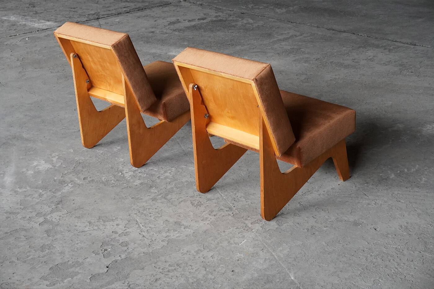 Pair of Combex FB03 lounge chairs by Cees Braakman for Pastoe, The Netherlands 1950s